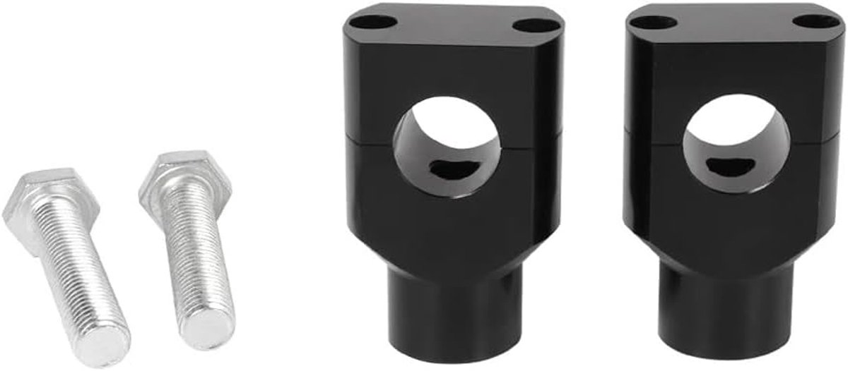 SnelShoppen - Universele Motorfiets Stuurverhoger 25mm (1 inch) Klem, Handstangverhogers voor Verbeterde Rijhouding en Comfort, Geschikt voor 22mm (7/