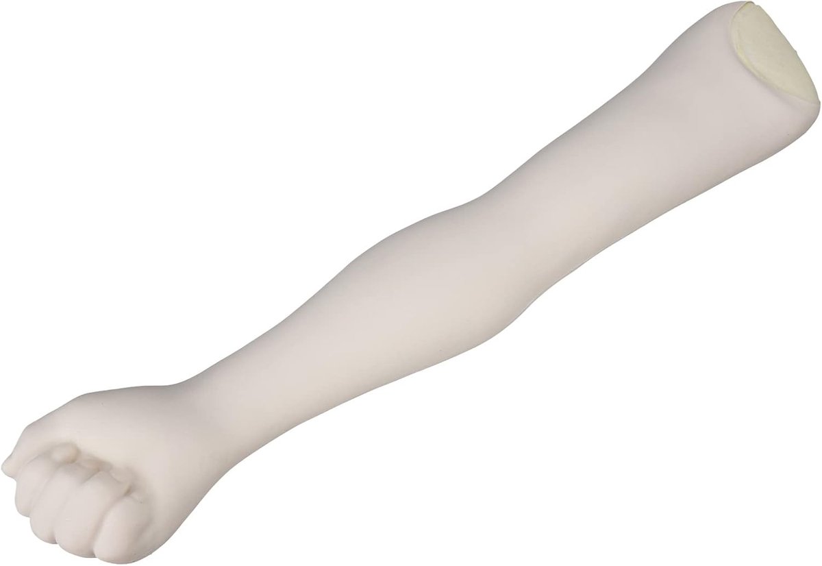 SnelShoppen - Oefen Tattoo Arm 63 cm Zachte Silicone Nep Tattoo Huid Arm met Pols Hoge Simulatie Tattoo Praktijktraining voor Beginners