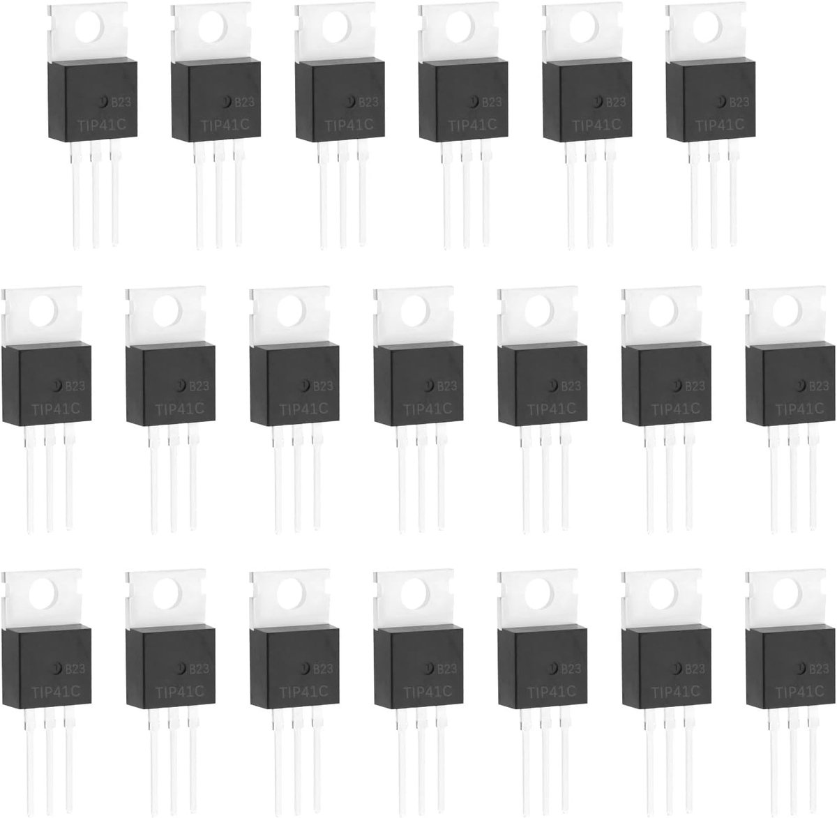 Allecto - Tip41C Transistor - 20 Stuks - Krachtige Silicon - To-220
