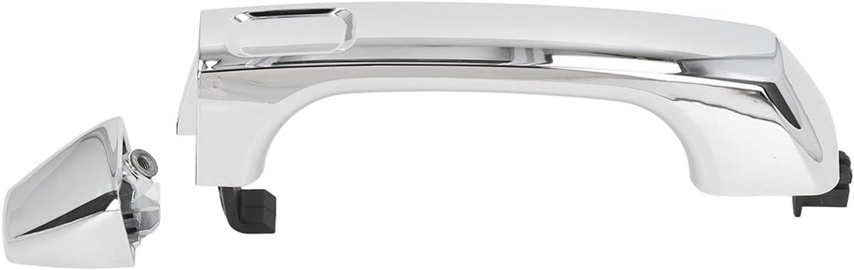 SnelShoppen - Fydun Auto Chrome Buiten Deurgreep 15296932 Voor H3 2006-2010, Hoogwaardige Kwaliteit, Perfecte Pasvorm, Chroom Afwerking