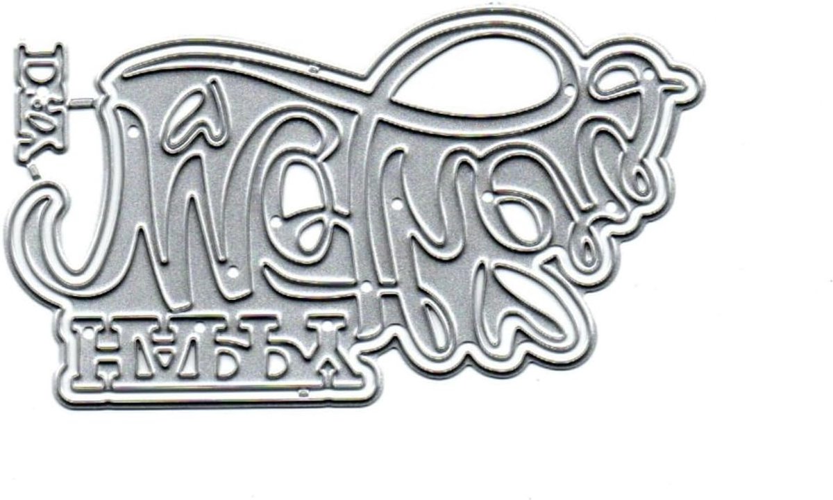 SnelShoppen - Happy Mothday Wenskaart Met Stansen Voor Scrapbooking, Dunne Metaal Snijmessen, Zonnebloem Motief, Voor Kaarten Maken, DIY Decoratie, 5