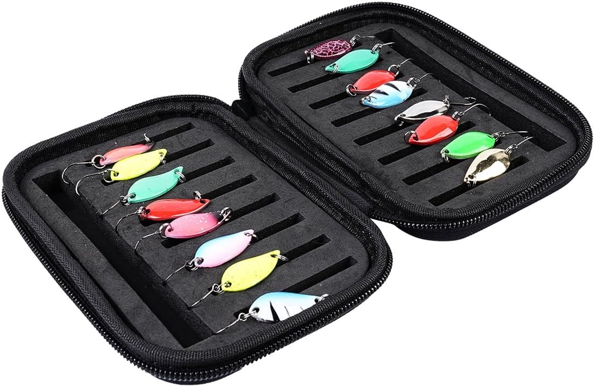 Kunstaas Set 16 Stuks - Spinner Aas - Snoek/Snoekbaars - Baars/Forel - Corrosiebestendig Metaal - Levensecht Ontwerp - Visspinner