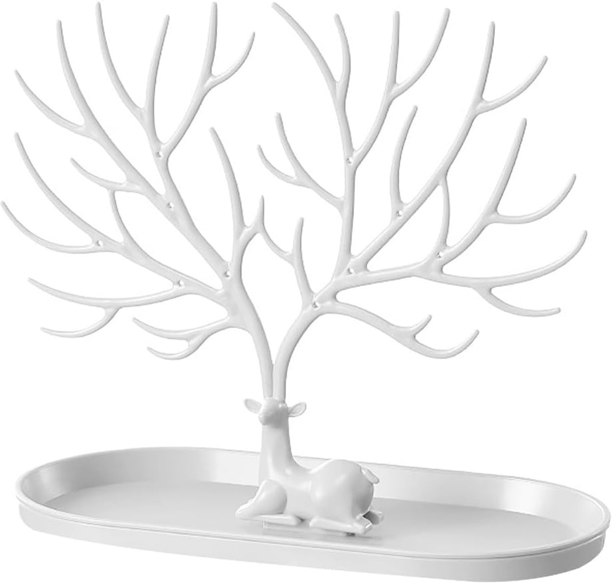 SnelShoppen - Sieradenstandaard Boomvorm Hertenhoorn voor Sieraden Opbergen en Organiseren - Voor Oorbellen, Armbanden, Halskettingen en Ringen - Mooi