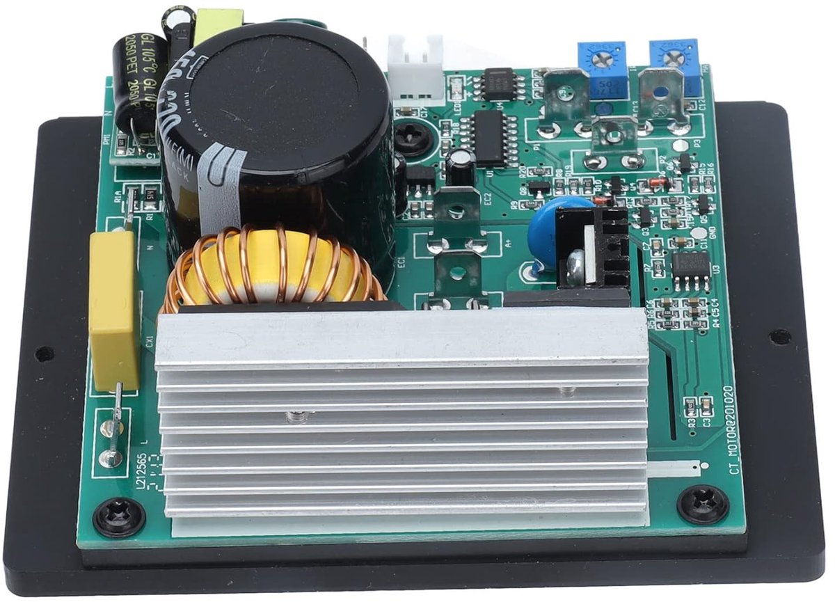SnelShoppen - Universele Draaibank Controlepaneel AC110/240V Motor Snelheidsregelaar Circuitbord DC 0-180V Uitgang Elektrische Motoren Accessoires