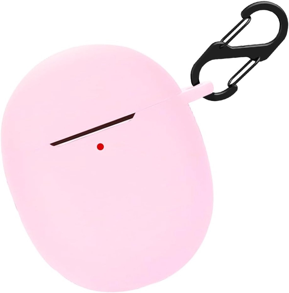 SnelShoppen - Silicone Hoes voor Huawei Freebuds 5 - Schokbestendige Beschermhoes met Sleutelhanger - Zachte Silicone - Roze - Perfect voor Dagelijks