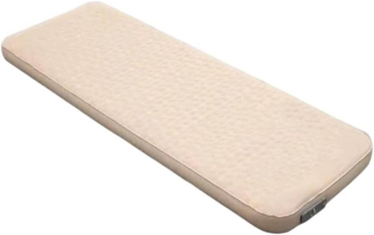 Zelfopblazend Luchtbed - Kampeerbed Slaapmat - Buiten Slapen - Verstelbare Stevigheid - One Size - Beige
