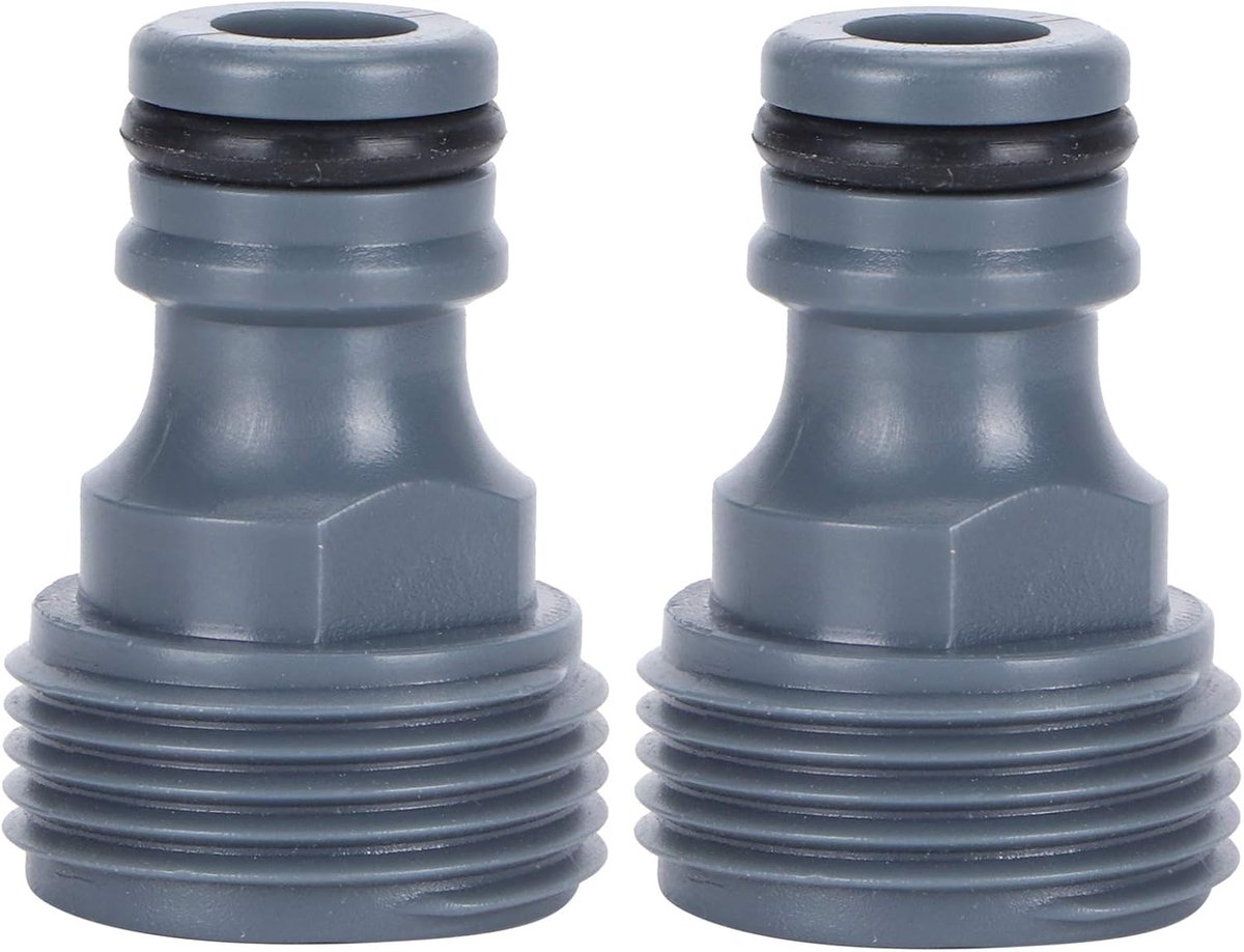 SnelShoppen - 2Pcs G3/4 Mannetje Draad Snelkoppeling Tuinslang Adapter Nippel Irrigatie Accessoire Sprinkler Systeem Tuin