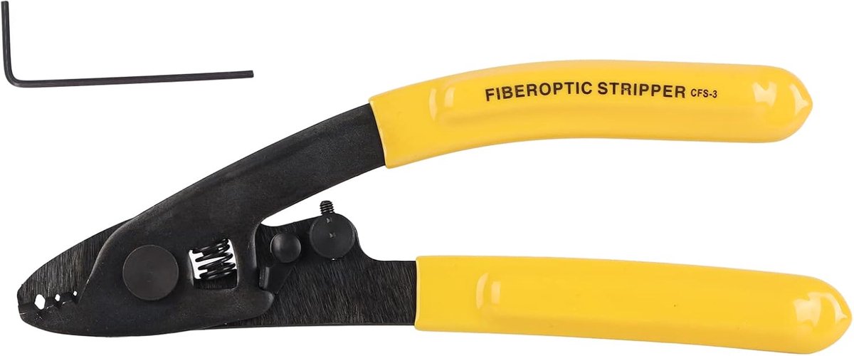 SnelShoppen - Kabelknipper Stripgereedschap Pliers Optische Fiber Kabel Coating Schaar Multifunctioneel Gereedschap voor Fiber Optische Connector 20 c