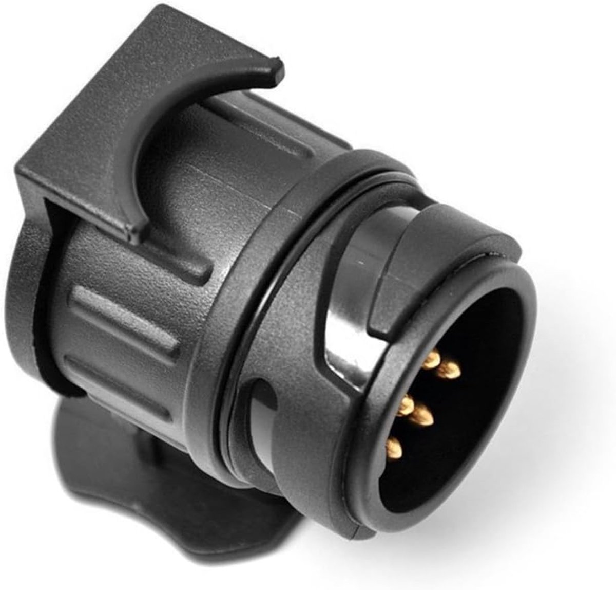 SnelShoppen - 13 naar 7-pins stekkeradapter voor aanhanger, waterdichte 12V verbinding voor vrachtwagens, trailers, duurzame plug en socket converter