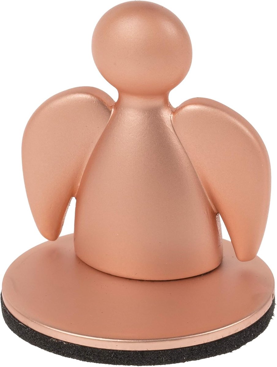 SnelShoppen - Ontvangstbewijzenhouder in de vorm van een beschermengel met magnetische basis 3x3 cm - Ideaal voor keuken, kantoor en cadeau