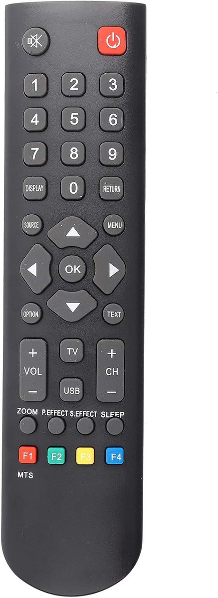 SnelShoppen - Universele Afstandsbediening voor TV, Vervangende TV Afstandsbediening met Menu Navigatie, Geschikt voor Digitale TV, Geen Programmatuur