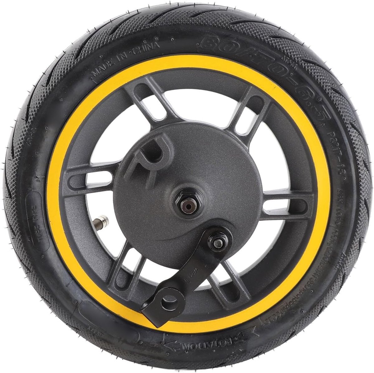 SnelShoppen - Voorwiel voor Scooter, 10 Inch Band, Geschikt voor 9 Max G30, Eenvoudig te Installeren, Voorwiel Banden voor Elektrische Scooter, Voorwi