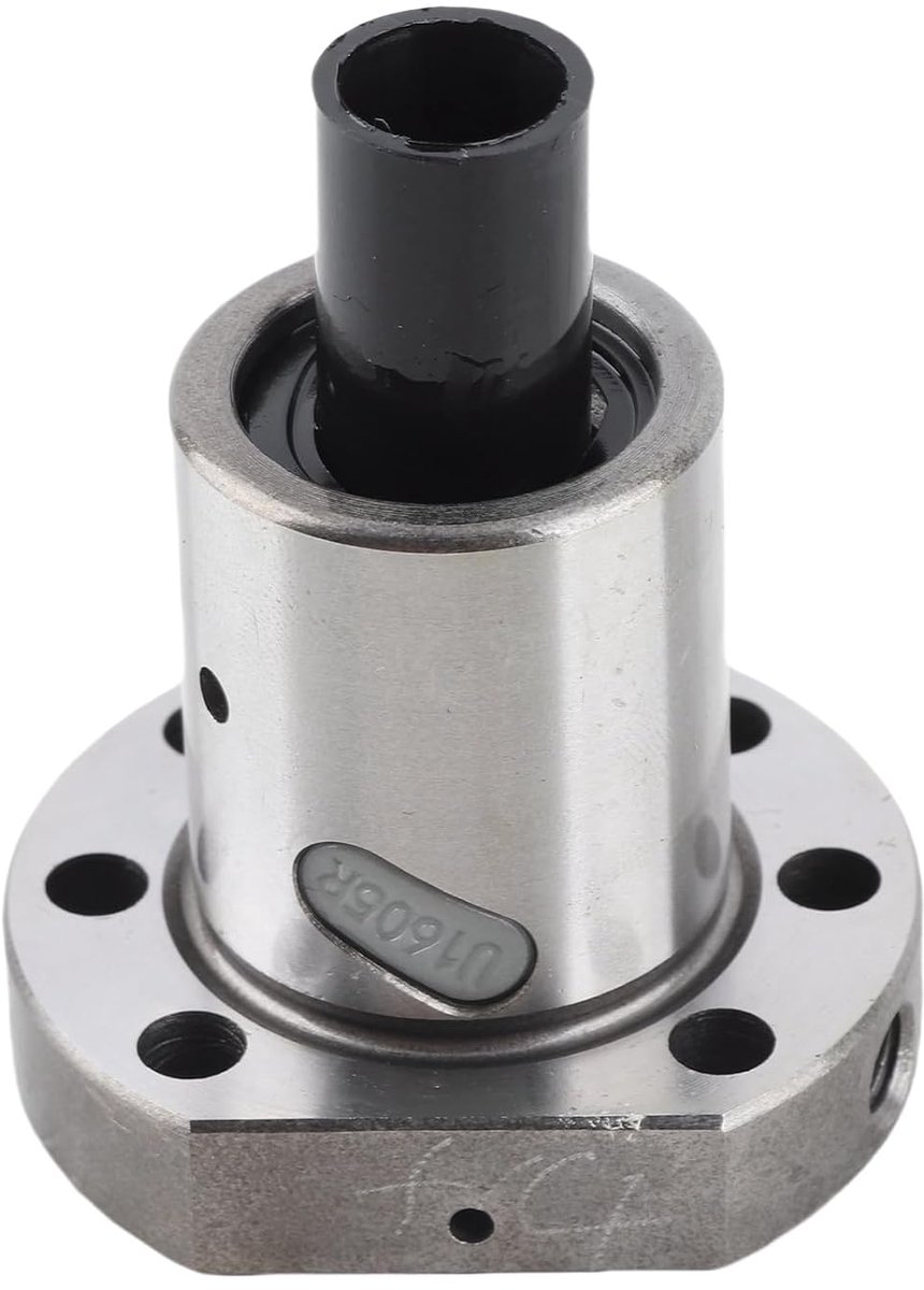 SnelShoppen - 16mm Lagerstaal Flensbal Schroef met Balmoer voor RM1605 SFU1605 Schroef Industriële Gereedschappen Herbruikbare Verpakking