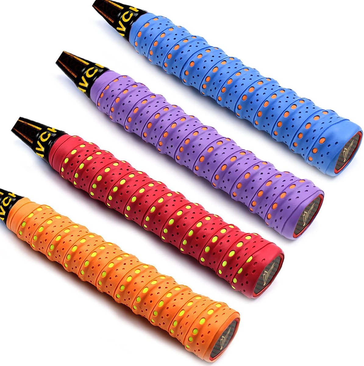 Badminton Racket Grip 4 Stuks - Antislip en Zweetabsorberend - Ademend en Duurzaam - Voor Badminton en Tennis - ShopVlot