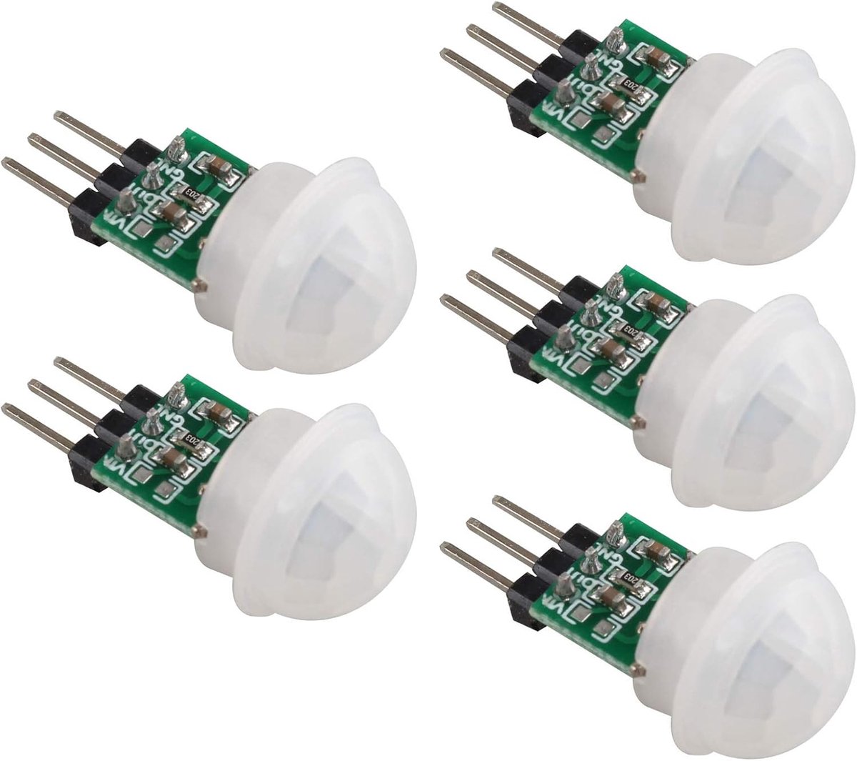5PCS AM312 IR Human Sensor Mini Pyroelectric PIR Sensor Module Manual Motion Infrared Automatic Detector HC-SR312 - ShopVlot