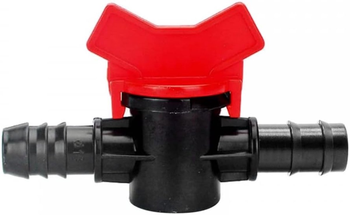 SnelShoppen - Aquarium Waterdoorstroom Regelkraan, Kunststof Drip Irrigatie, Schakelaar, Slang, Pijp Ventiel, Pijp Verbinder voor Slang van 12mm/16mm