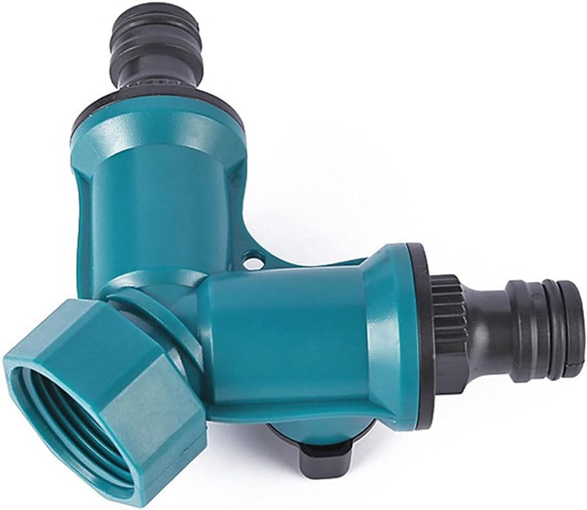 SnelShoppen - 2-Weg Tuinslang Splitter Y-Vorm Wateradapter met 2 Ventielen - Tuin Irrigatie Connector voor Tuin en Balkon - Universele Aansluiting 16m