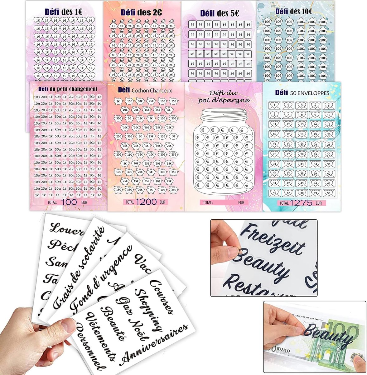 A6 Binder Budget Planner French Letter - ShopVlot