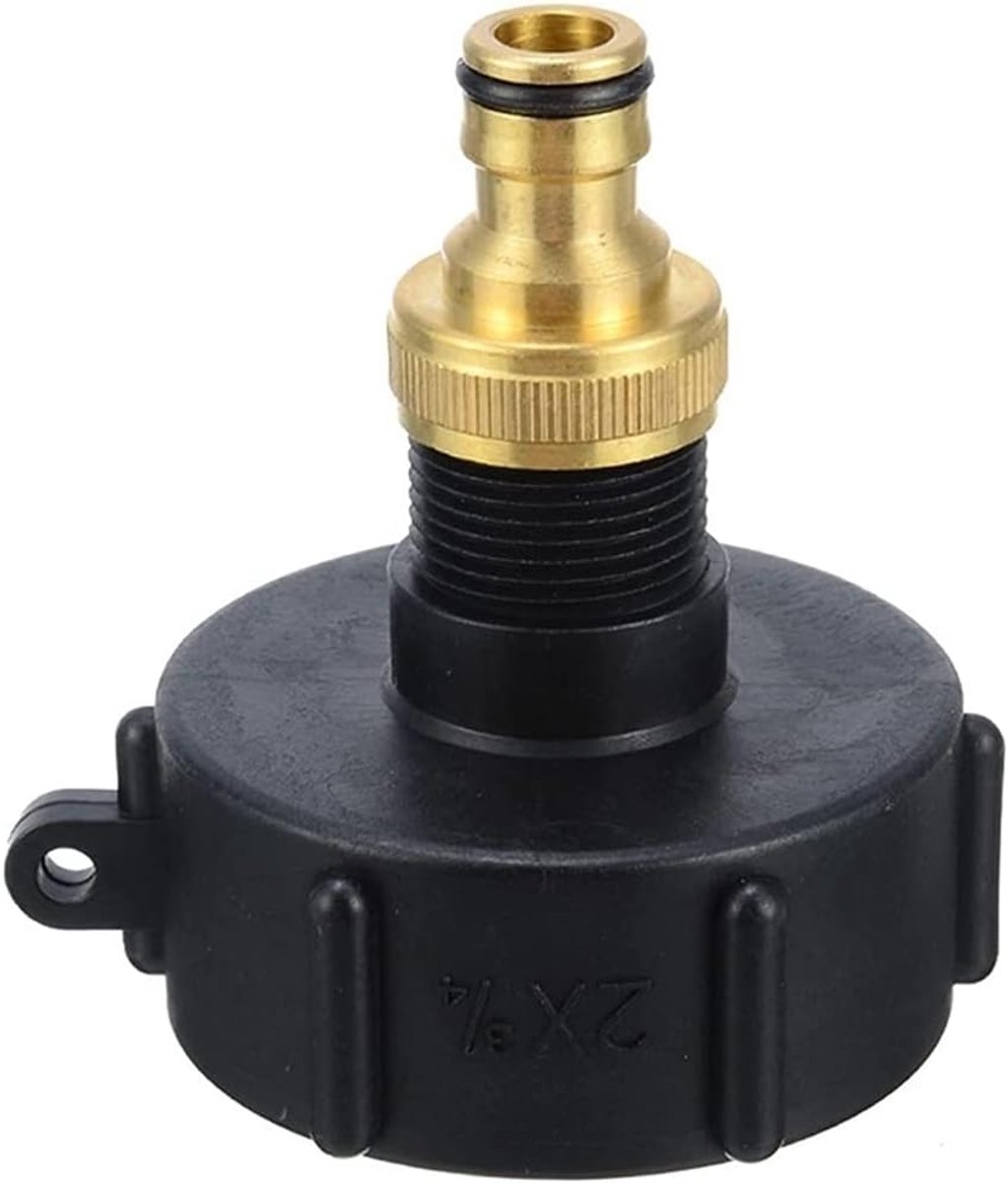 Water Mist Connector IBC Adapter 3/4 Inch - Messing aansluiting - Voor IBC tanks en regentonnen - ShopVlot