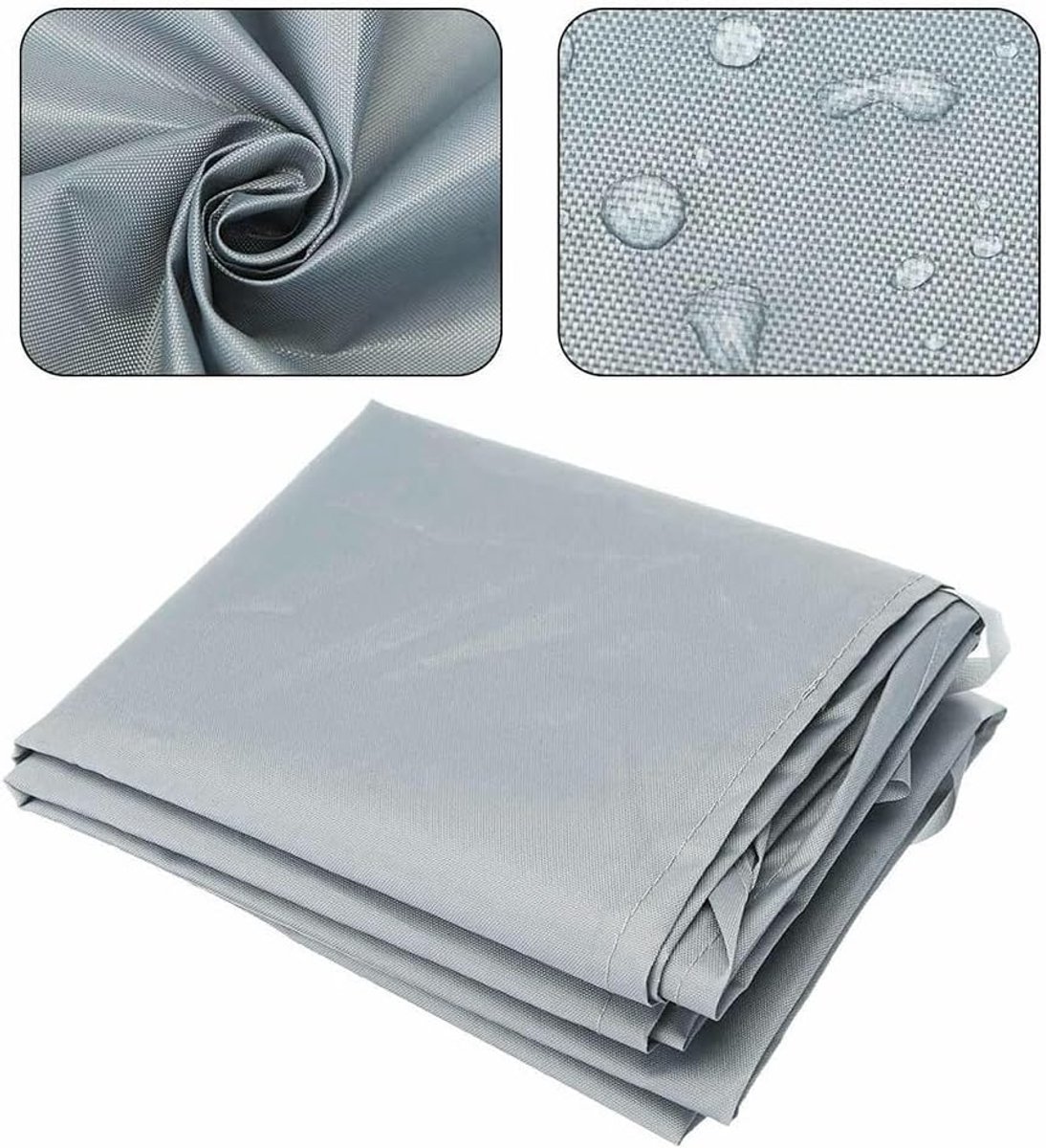 SnelShoppen - Beschermhoes voor Zonnescherm, Waterdichte Patio Zeil Cover van 210D Oxford Stof met Opbergtas voor Tuin, Camping en Feestjes