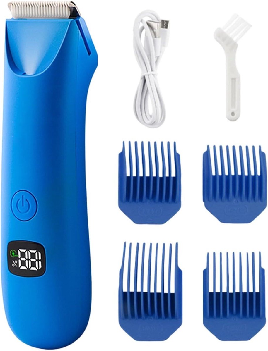 Elektrische Lichaamshaartrimmer - Body Groomer Heren - Persoonlijke Verzorging - Stil en Draagbaar - 15 x 4 x 4 cm