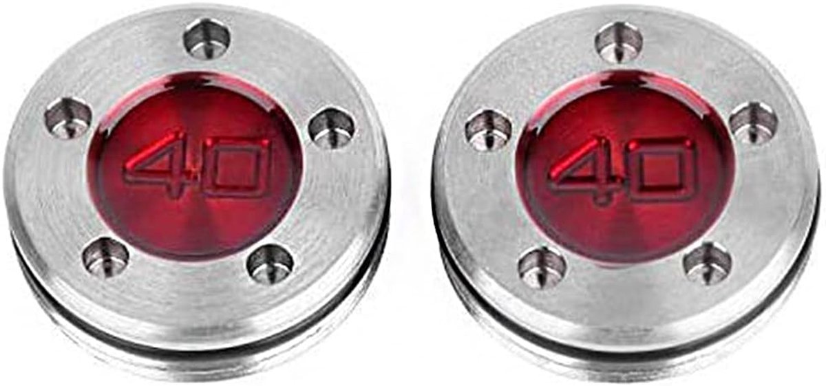 SnelShoppen - 2Pcs Golf Putter Gewichten 40g met O-ringen - Hoogwaardige Aftermarket Club Gewichten - Aanpasbare Balans voor Golfclubs