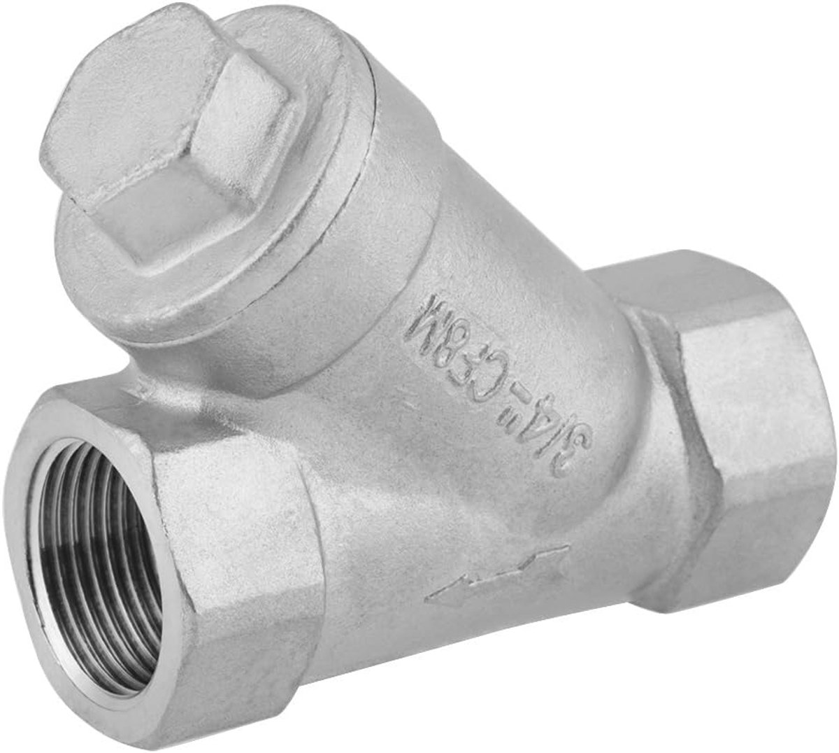 SnelShoppen - Y-type zeefklep 3/4" DN20 PT pijpklep - RVS zeeffilter voor water, olie en gas - Duurzaam en laagdoorlatend