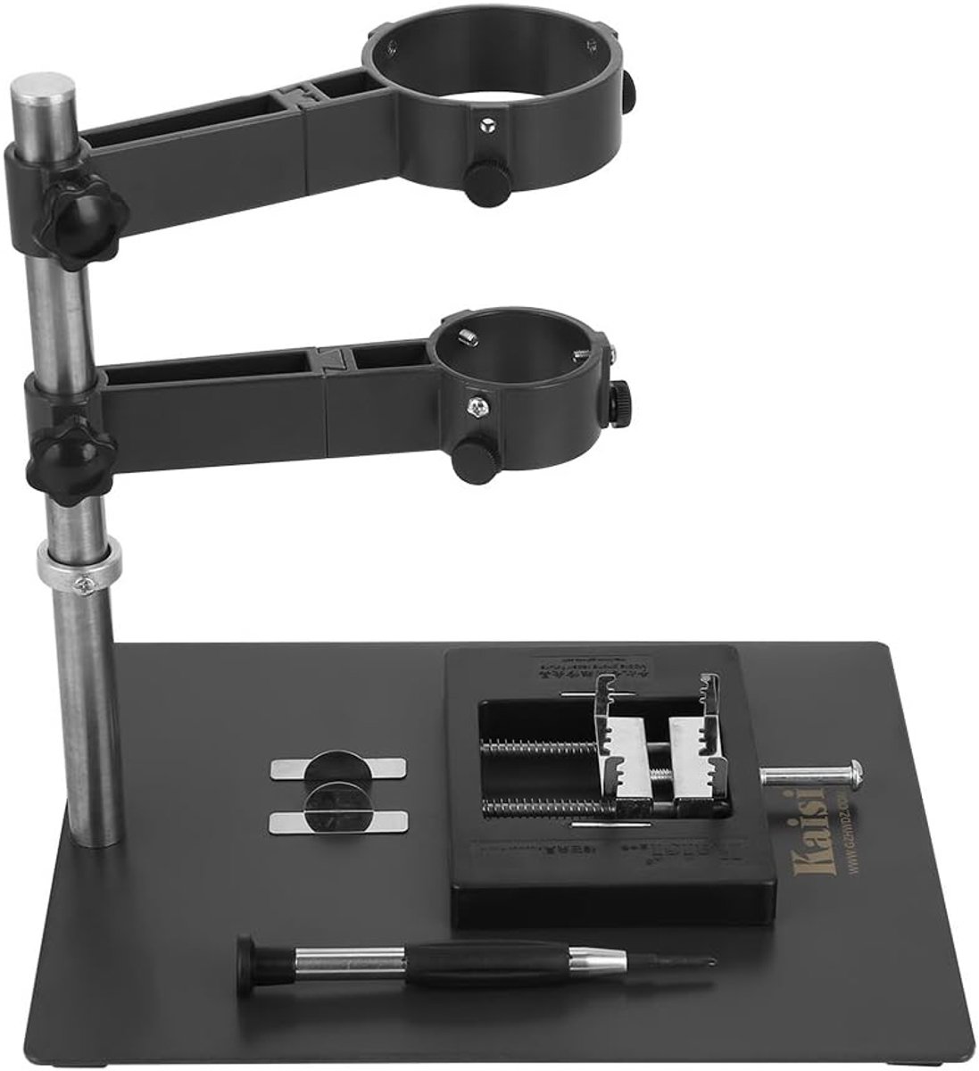SnelShoppen - Hot Air Gun Handpiece Holder - Repair Platform voor BGA Rework - Soldering Station met 2 Houders - Verstelbare en Flexibele Stand van Ho