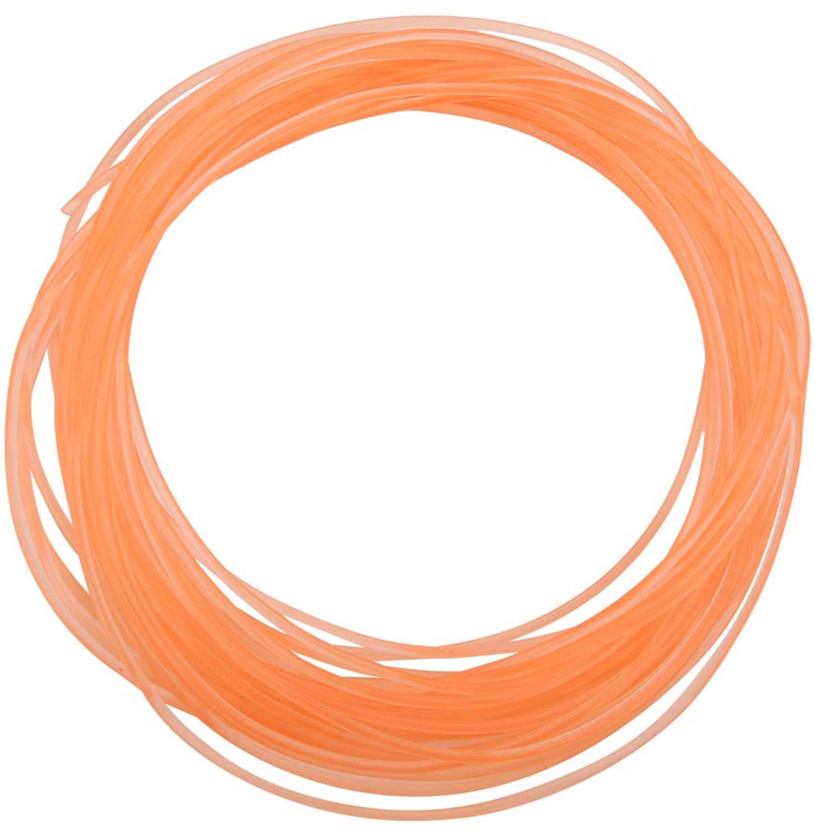 SnelShoppen - Polyurethaan Ronde Aandrijfriem 2mm x 10m - Oranje - Hoogwaardige PU Riem voor Aandrijving en Transport - Slijtvast en Sterk