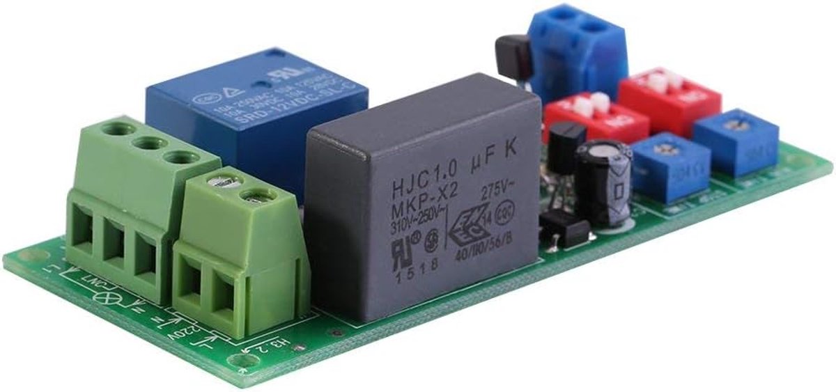 SnelShoppen - 1pc AC100V-250V Oneindige Loop Cyclus Timer Module Vertraagd Relais ON/OFF Aanpasbare Tijdschakelaar RD72-A voor Tuin, Keuken, Feest