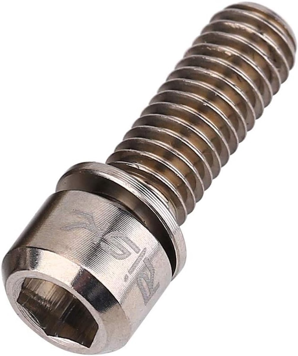 Dailygoods- Schroefbout M6 x 18 mm - 4 Stuks - Remschijfrem - Kopschroeven - Titaniumlegering - Corrosiebestendig - Hoge glans - Fietsschroeven