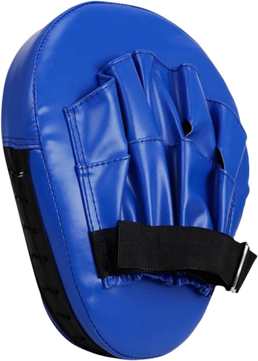 Bokshandschoenen - Trainingshandschoenen focuspads - Vechtsport training - Schuimvulling hoge dichtheid - 25 x 18 x 7 cm - Blauw