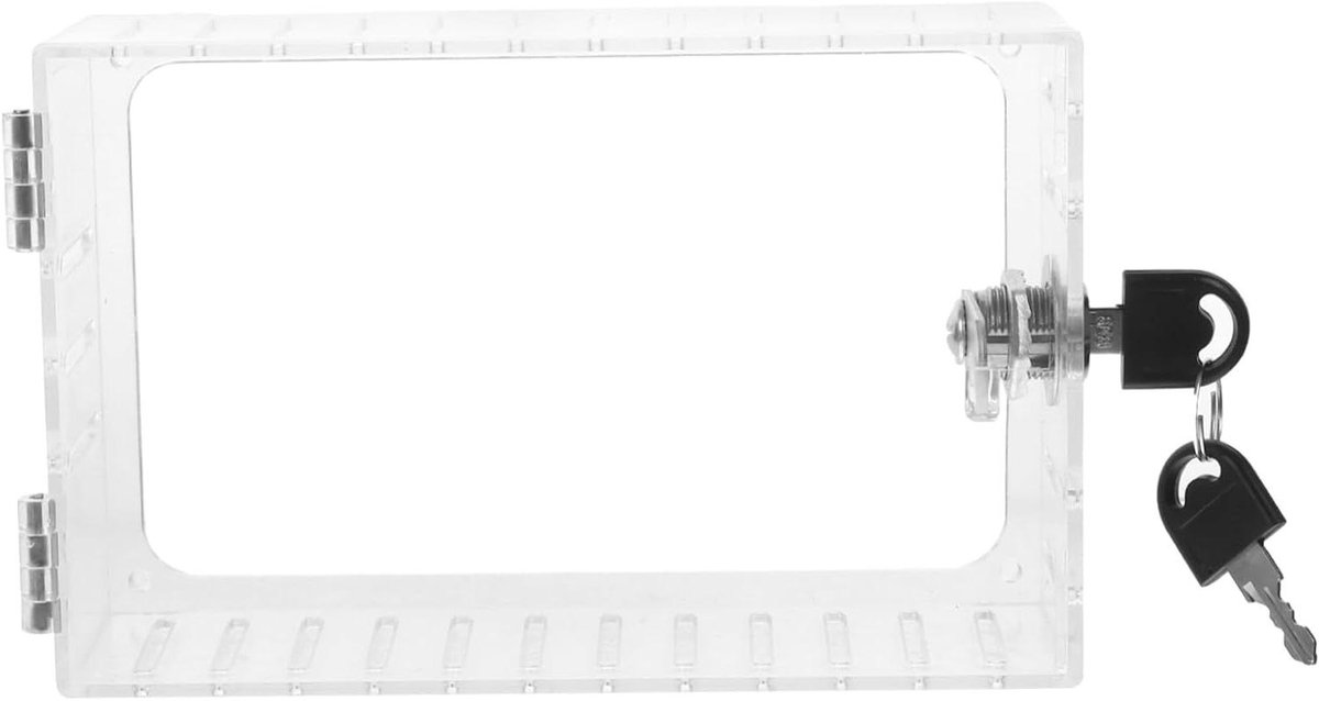 Thermostaat Beschermkap - Thermostaat Behuizing - Temperatuur Beveiligen - Universeel Slotontwerp - 18.3x11.7CM - Transparant