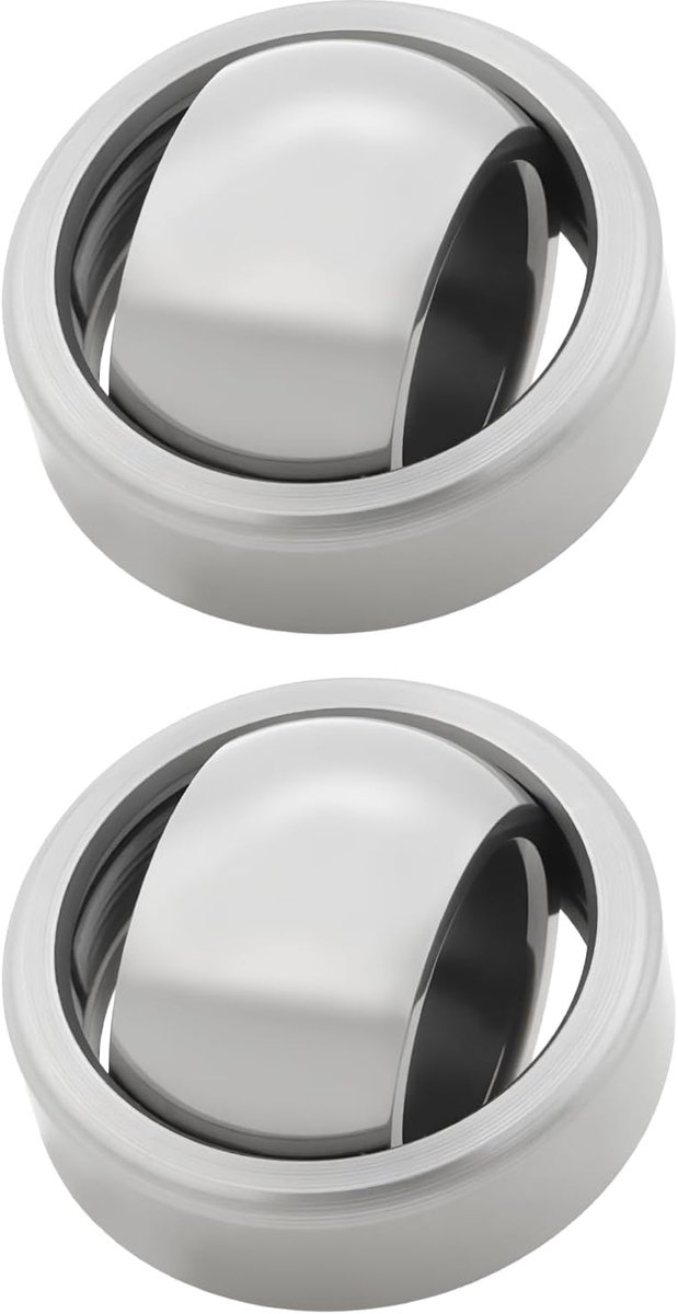 SnelShoppen - 2Pcs GE12UK Sferische Lager 22x12x10x7mm Staal en PTFE, Duurzaam en Onderhoudsvriendelijk, Precisie Techniek voor Diverse Toepassingen