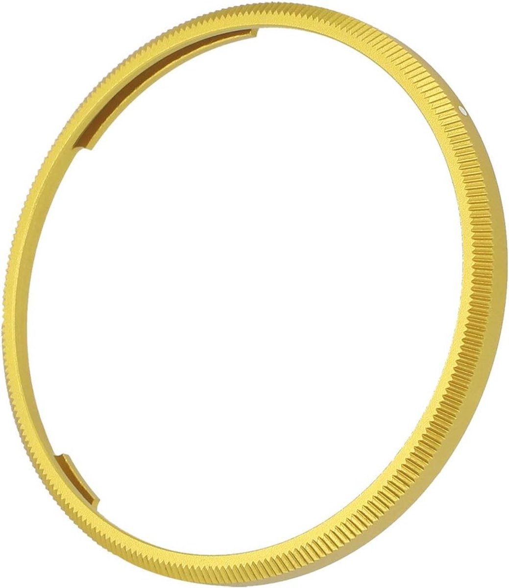 Decoratieve Gouden Lensring voor RICOH GR III Camera - Vervangt GN-1, Geschikt voor Fotografie en Videografie