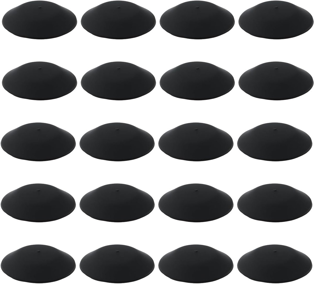 SnelShoppen - 50x Zwarte Rubber Auto Bodempluggen 19x9.5x6.5mm - Geschikt voor Auto Vlakke Oppervlakken Afdekking - Weerbestendig en Duurzaam
