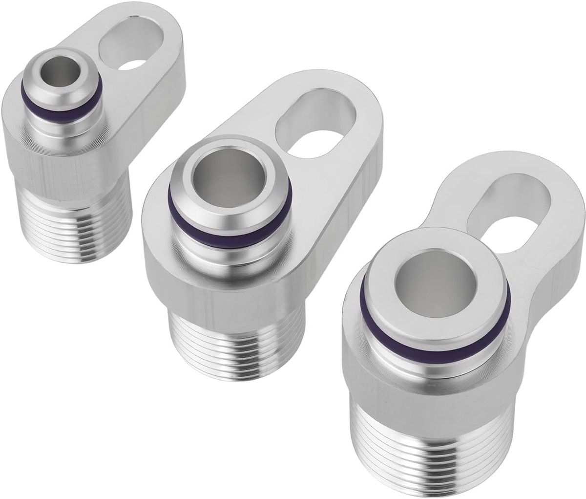 SnelShoppen - 3 Stuks Auto Airconditioning Radiator Connector voor R134A Systemen - Diverse Maten 5/8-18, 3/4-16, 7/8-14 - Ideaal voor AC Compressor S