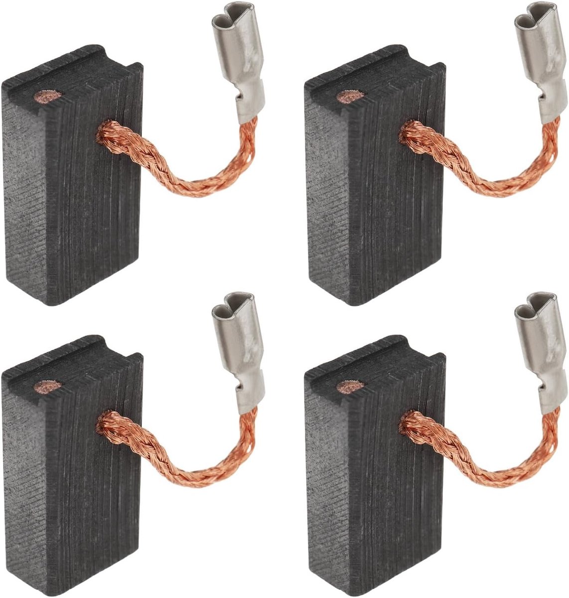 Set van 2 Auto Stop Koolborstels 6x10x17mm voor Bosch GWS 13-125 CIE - Vervangingsonderdelen voor elektrische gereedschappen, duurzame prestaties, eenvoudig te installeren