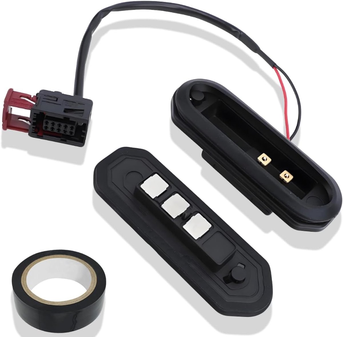 SnelShoppen - Deurcontactschakelaar Schuifdeur voor FIAT Ducato III, Citroën Jumper II, Peugeot Boxer II [2006- ] met Centrale Vergrendeling en Kabel