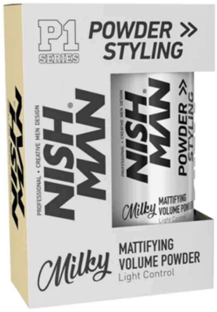 Nish Man P1 MILKY - Mattifying Volume Powder Light Control 20Gr.