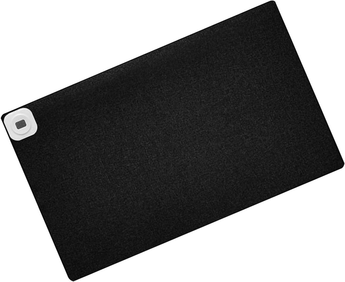 Verwarmingskussen Bureau - Verwarmde Mat - Warm Werken - Instelbare Temperatuur - 60 x 3 cm - Grijs