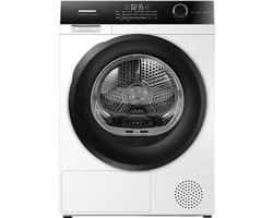 Heinner HHPD-HMK90IVFC+++ Warmtepompdroger – 9 kg – 14 programma’s – Touch Control – Schoendroogrek – Inverter – Kinderslot - Wit – 5 Jaar Garantie