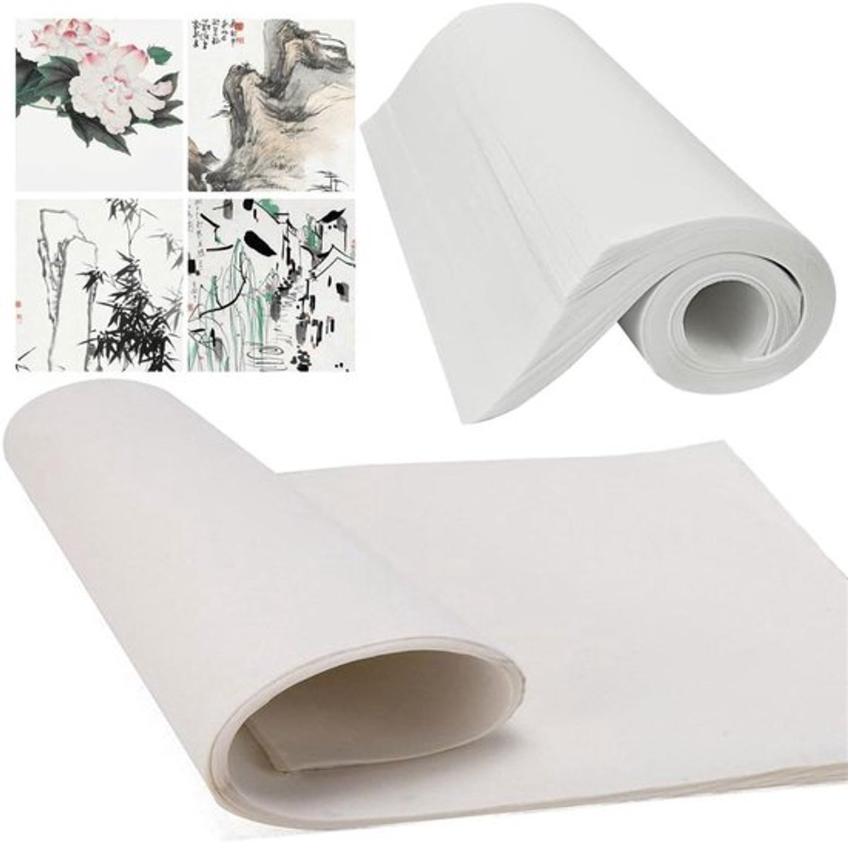 120 Vel Chinese Sumi Papier 38 x 27 cm, Ideaal voor Calligrafie, Beginners en Liefhebbers van Schilderkunst
