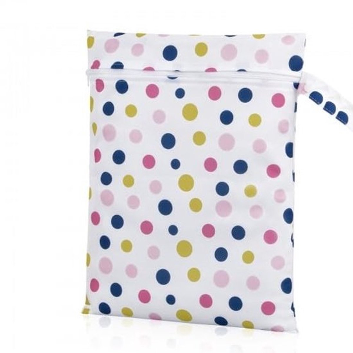 Grote luiertas - Waterdichte luiertas - Ideaal voor onderweg - Roze polka-punt-design - Organizer voor babyspullen - Herbruikbare luierta