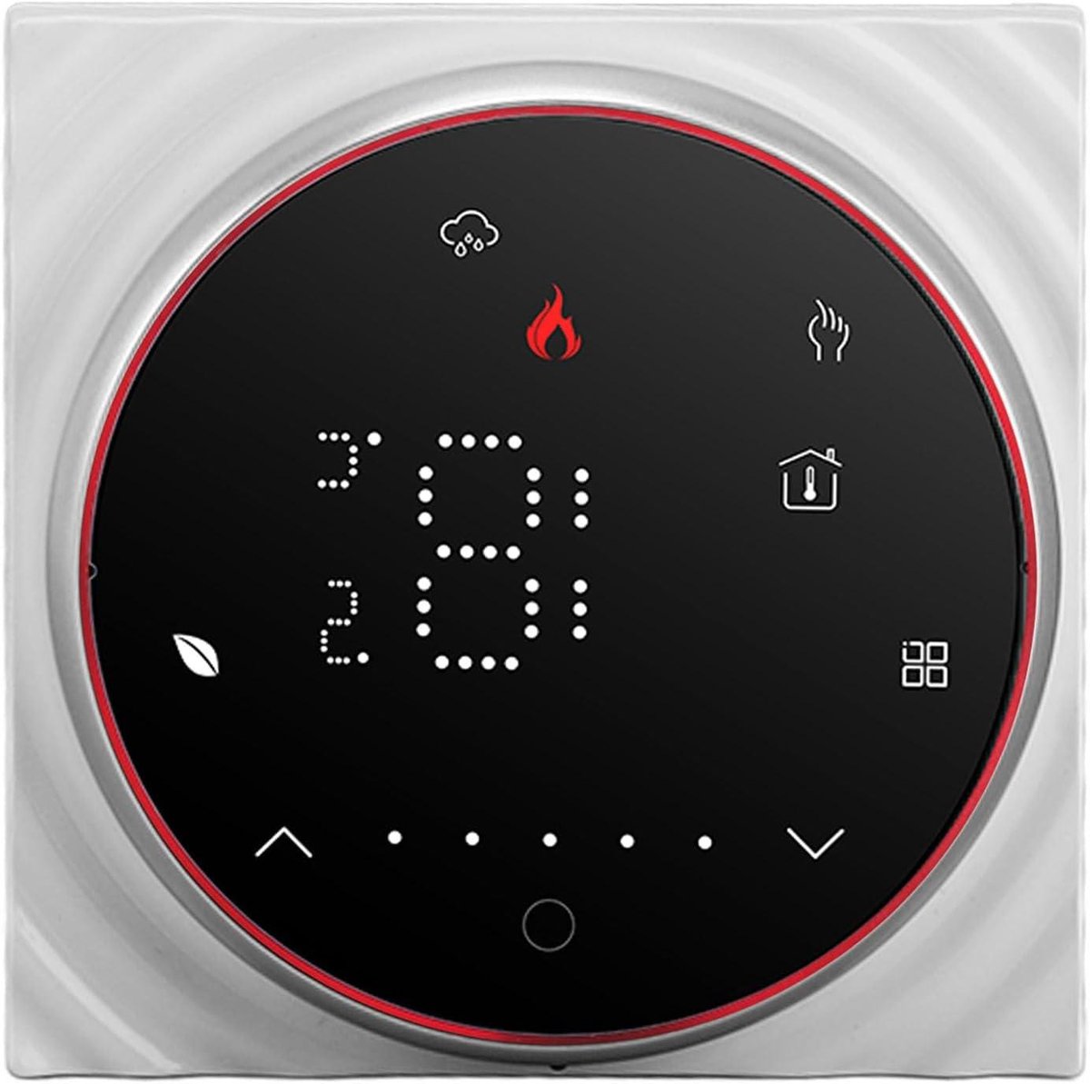 Slimme Thermostaat - Digitale Thermostaat - Energie Besparen - Programmeerbaar Schema - AC95-240V - Zwart