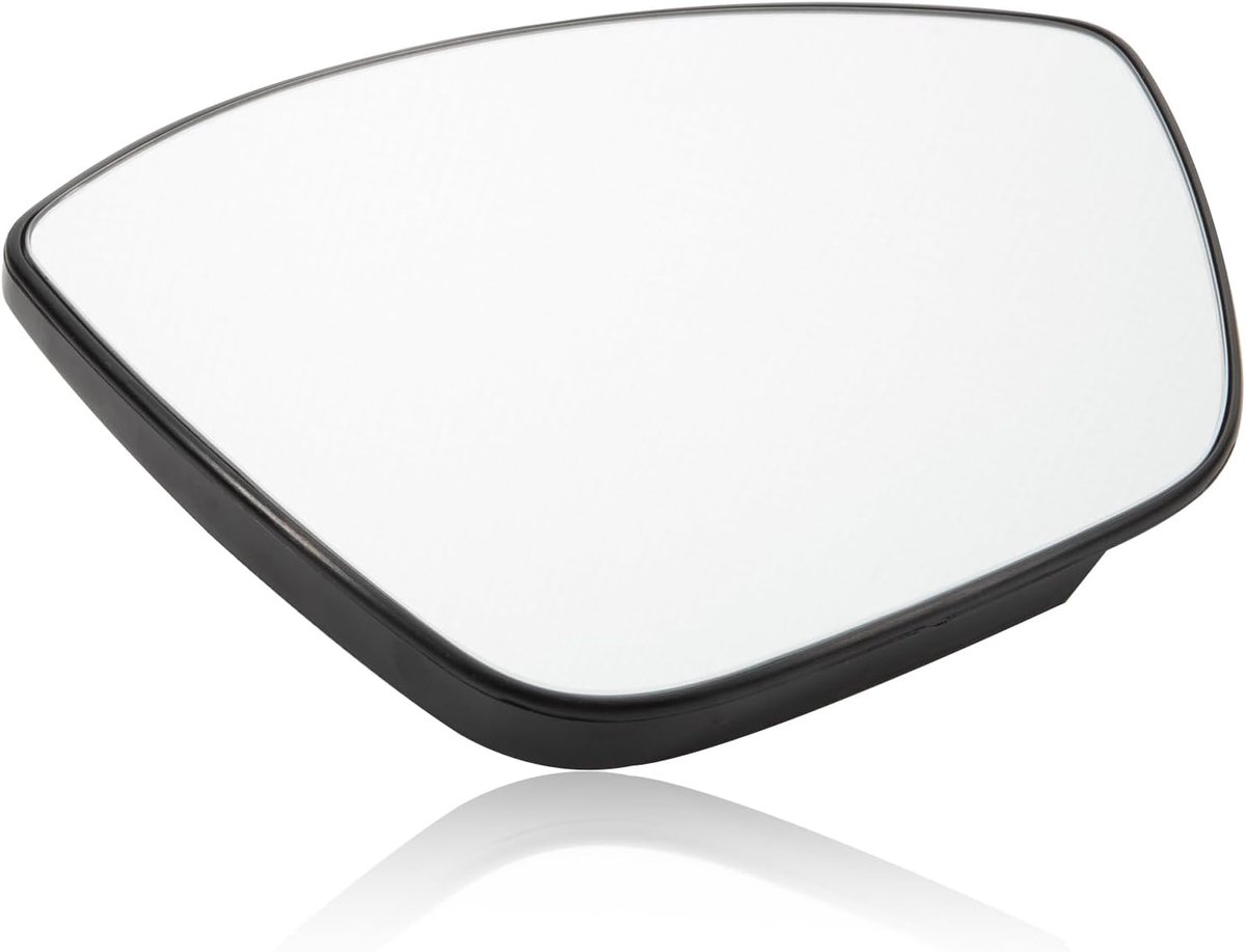 SnelShoppen - Verwarmde Spiegelglas Rechts (Passagierszijde) Geschikt voor Peu-geot 208/308/2008 2013-2019 en C3 MK3 2016-2021, Hoogwaardige Kwaliteit