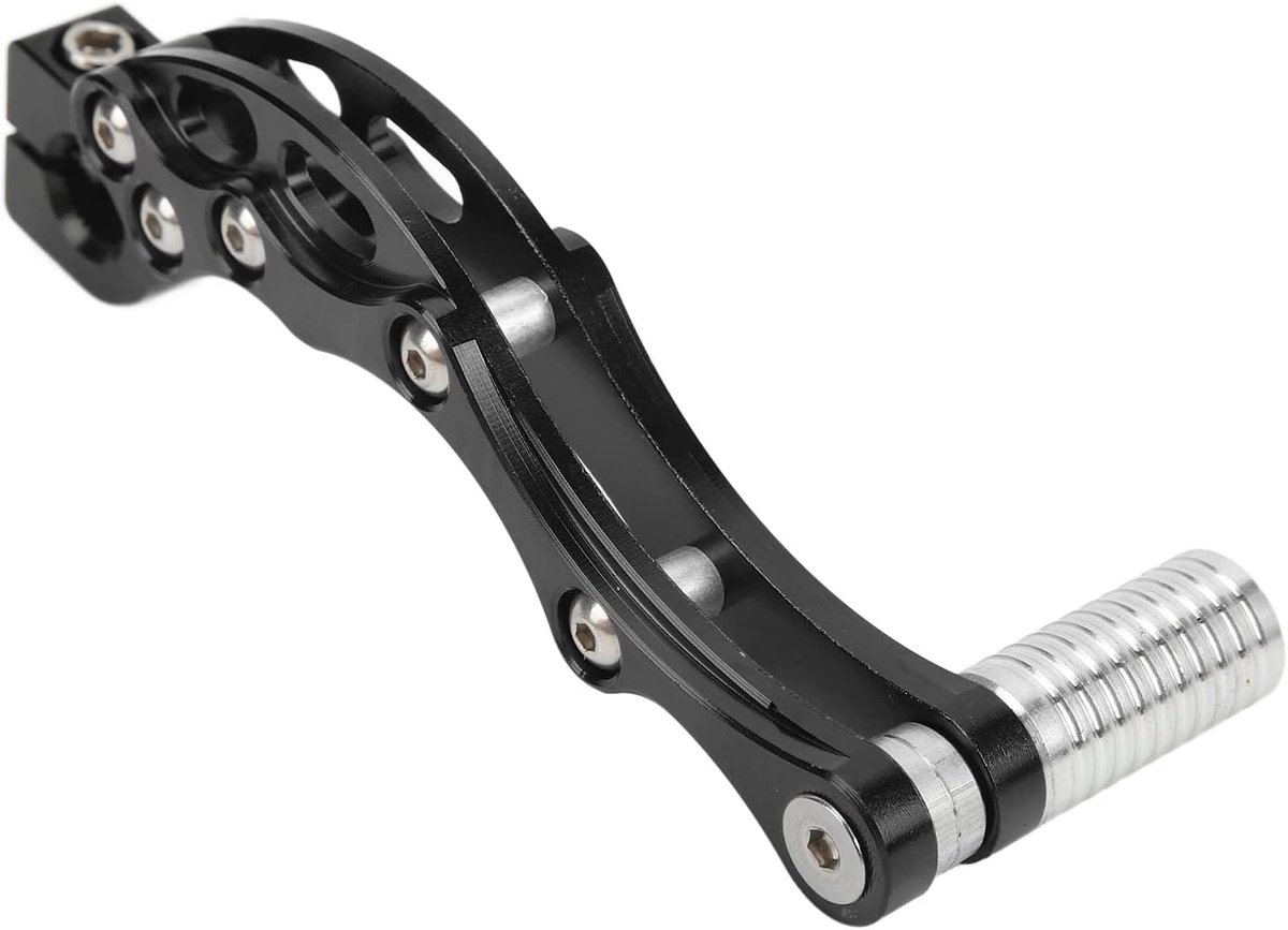 SnelShoppen - Kick Lever Pedal Aluminium Legering Startlever Hoogwaardige Versnellingspedaal Universele Accessoires Voor Motorfiets Scooter Zwart