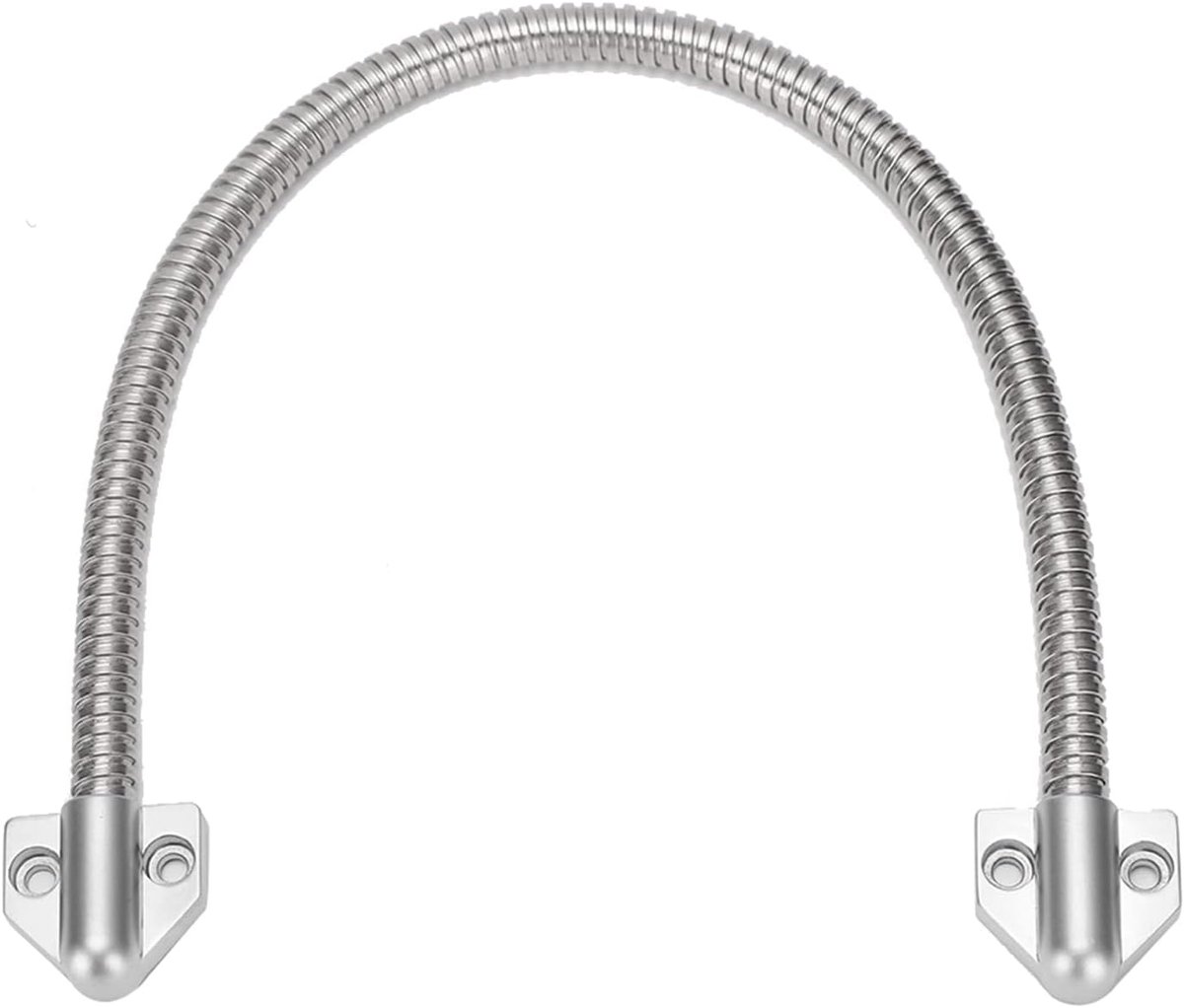 SnelShoppen - Kabeldoorvoer Beschermkap RVS, Flexibele Gooseneck Kabelbeschermer Vloermontage voor Internet, Video, Toegangscontrole, Weerbestendig