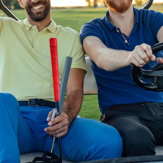 SnelShoppen - 2 Stuks Golf Club Grip Tape, Antislip Golf Club Grips van PU Leer, Voor Alle Clubs en Maten, Comfortabel en Ademend van Snelshoppen — afbeelding 3