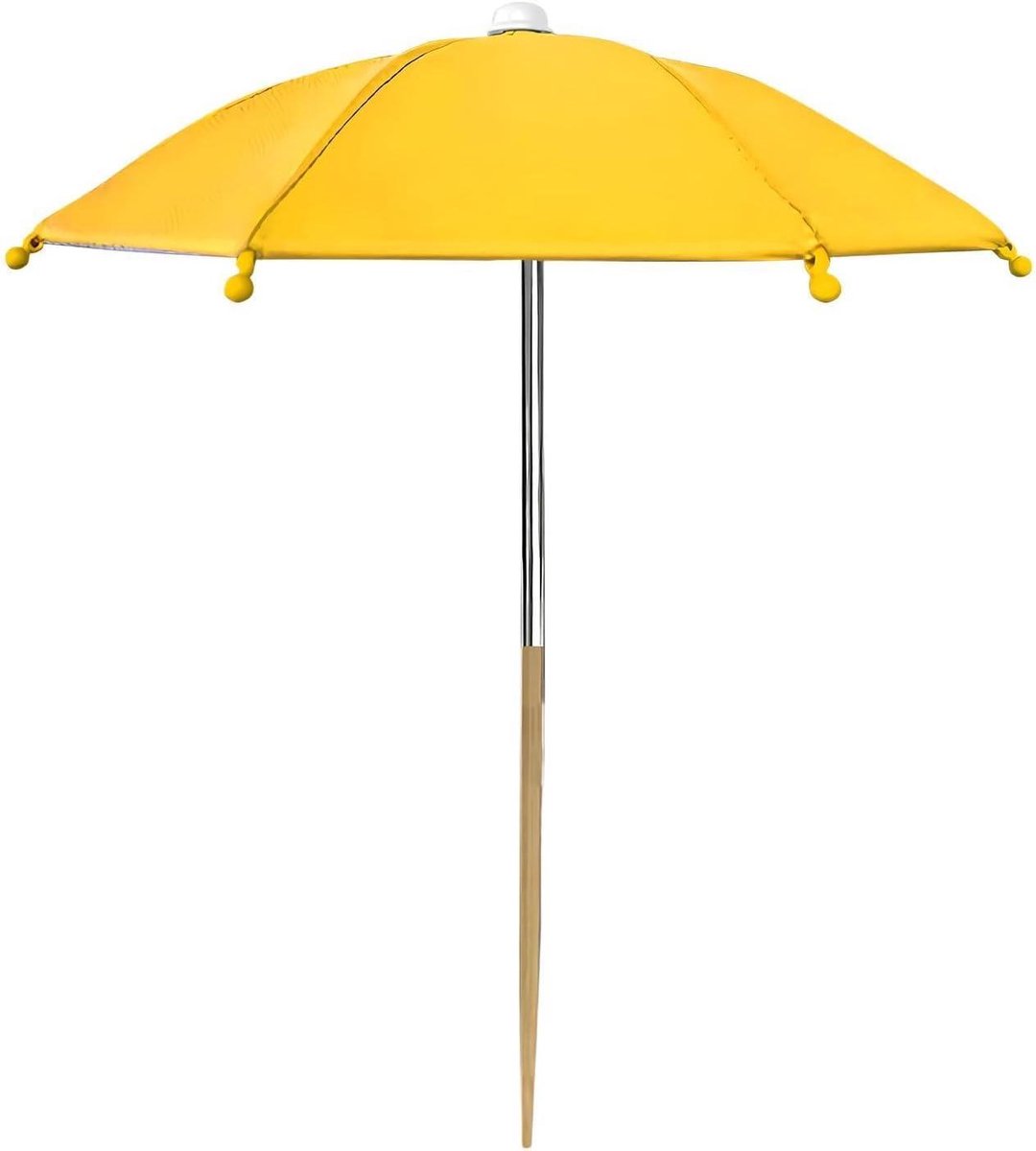 Plantenscherm - Plantenparaplu Schaduw - Bescherming tegen zon - UV-bestendig - 27 cm - Geel